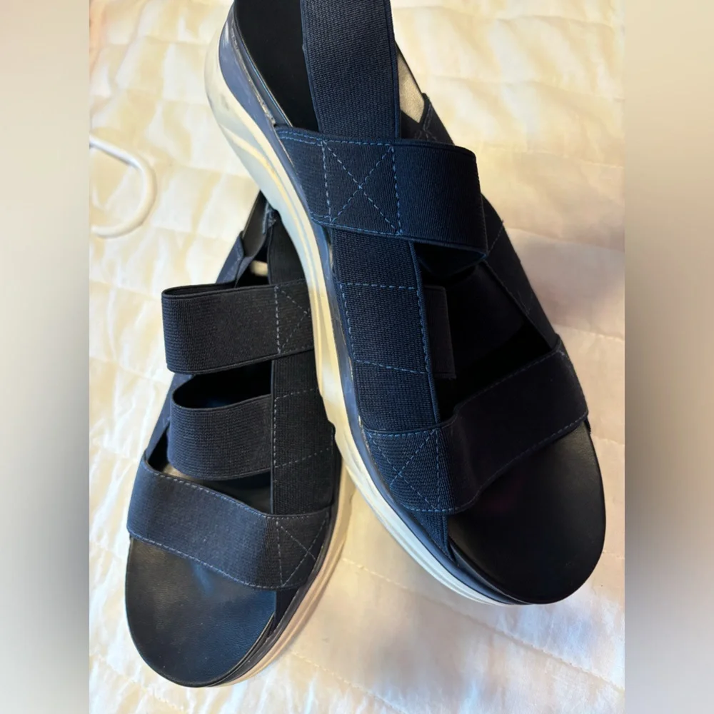 JBU By‎ Jambu Womens Strappy Navy Blue Sandals -AVA- 9.5 EUC